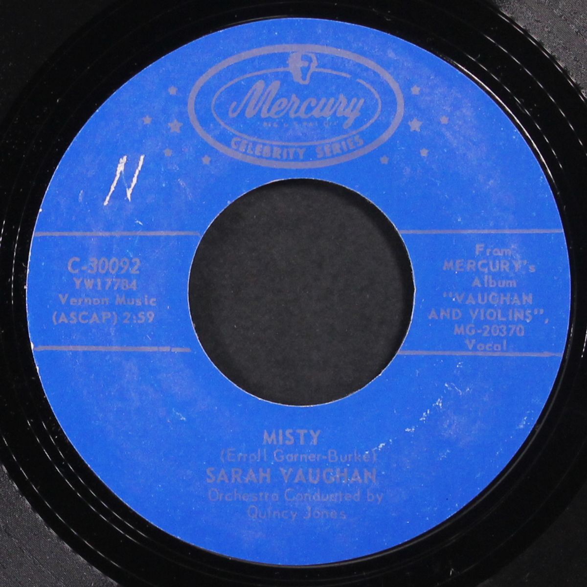 broken hearted melody / misty by SARAH VAUGHAN