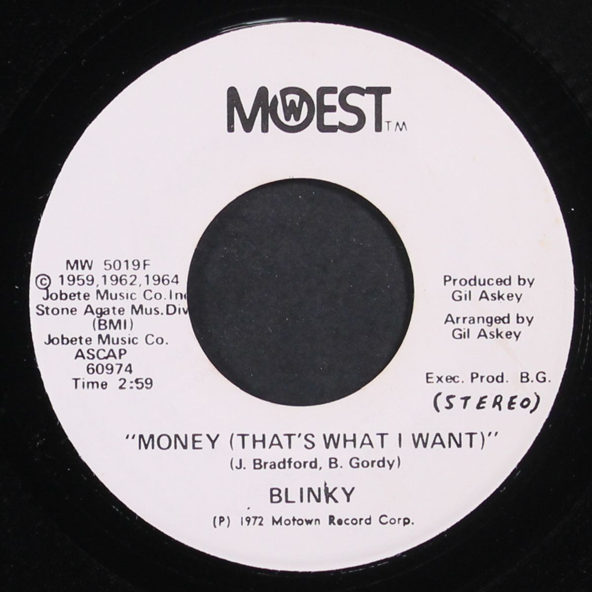 money (that's what i want) / mono by BLINKY