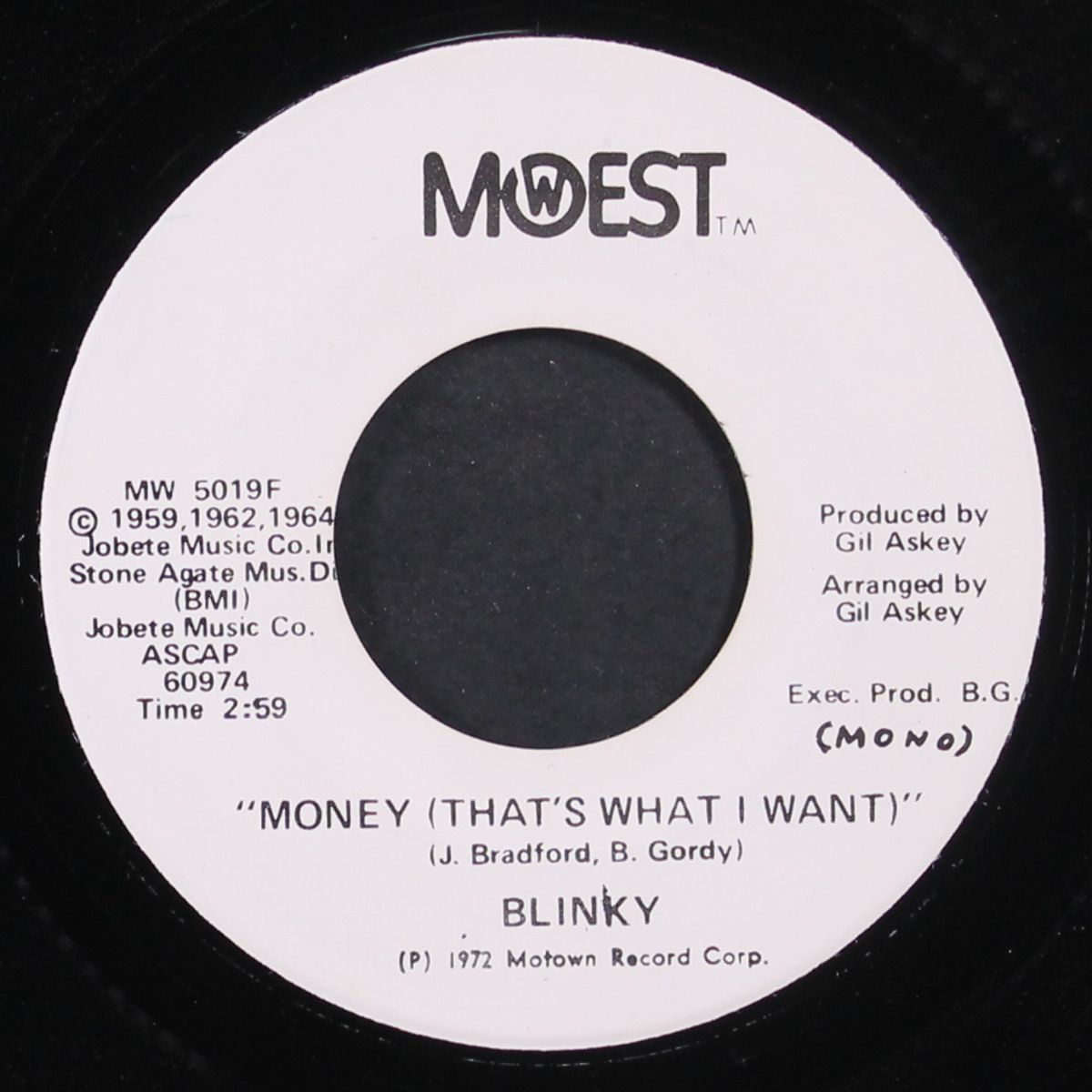 money (that's what i want) / mono by BLINKY