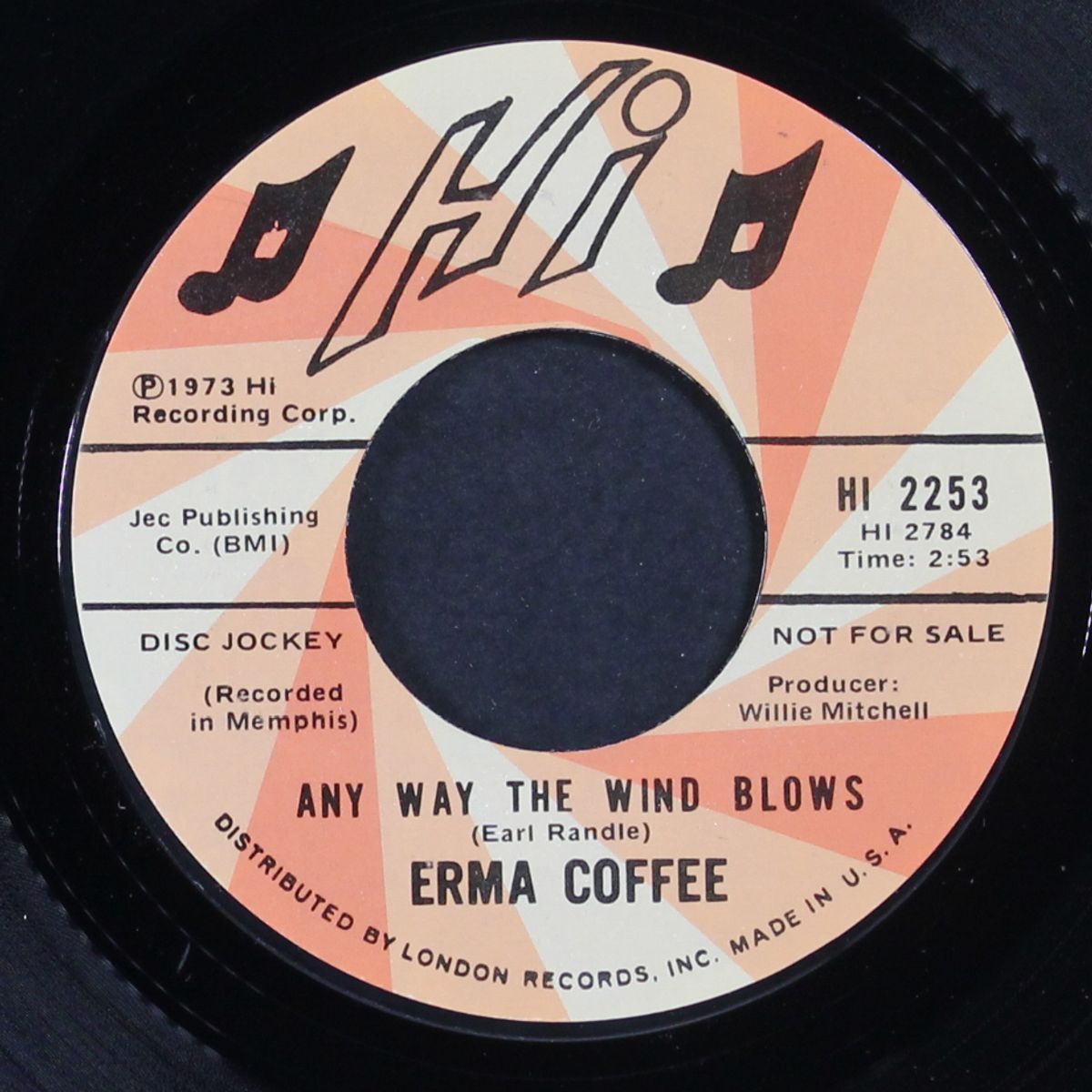 you made me what i am / any way the wind blows by ERMA COFFEE