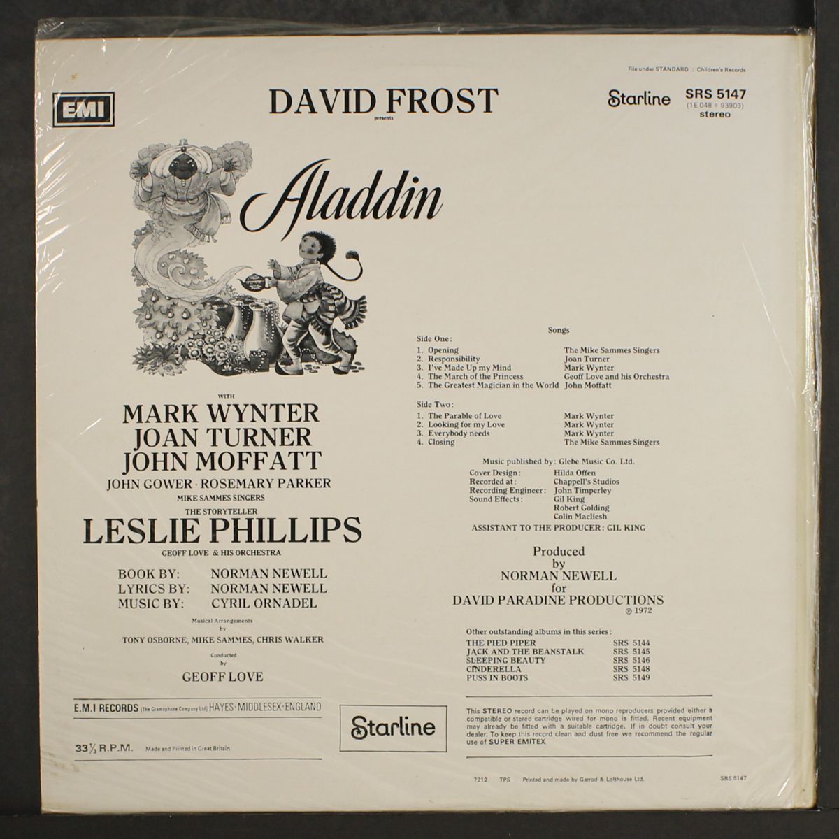 aladdin by LESLIE PHILLIPS