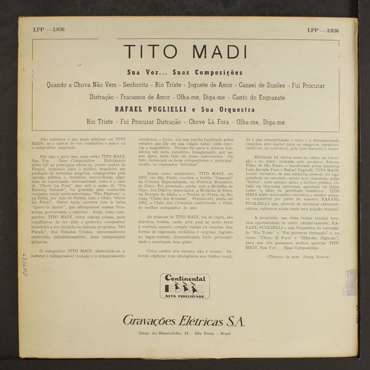 sua voz suas composicoes by TITO MADI