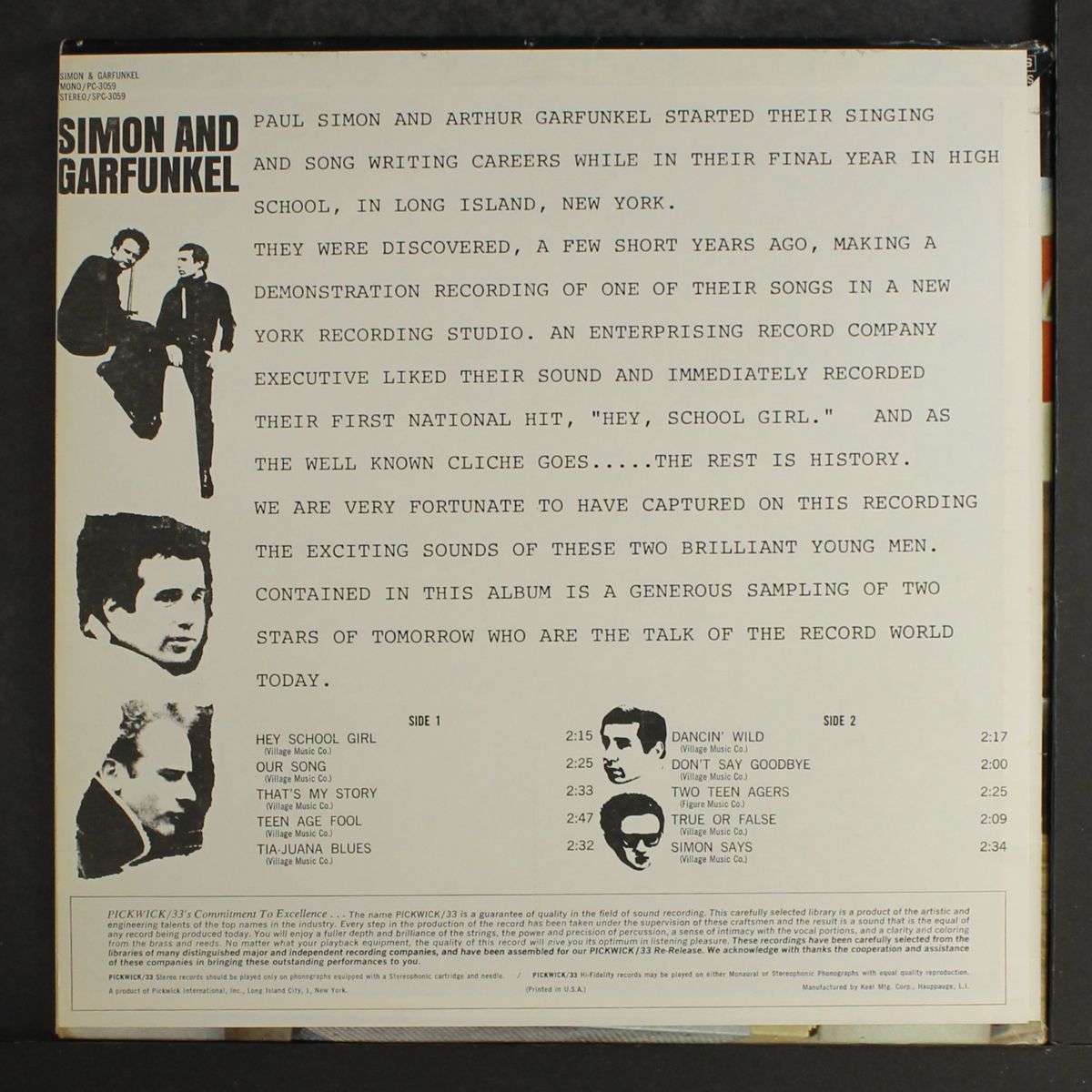 the hit sounds of simon & garfunkel by SIMON & GARFUNKEL
