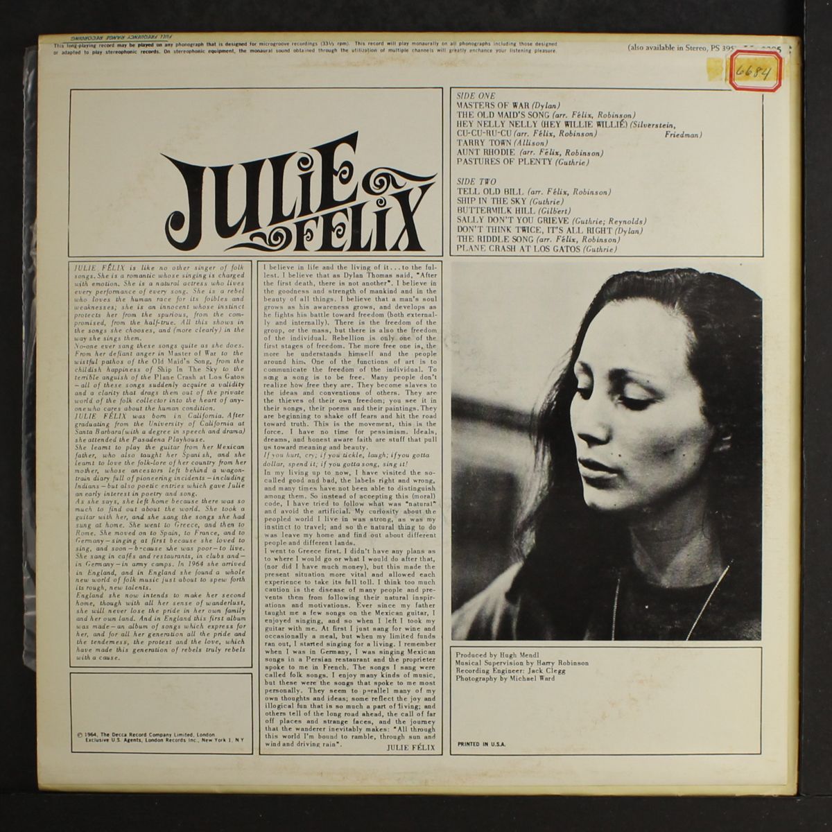 julie felix by JULIE FELIX