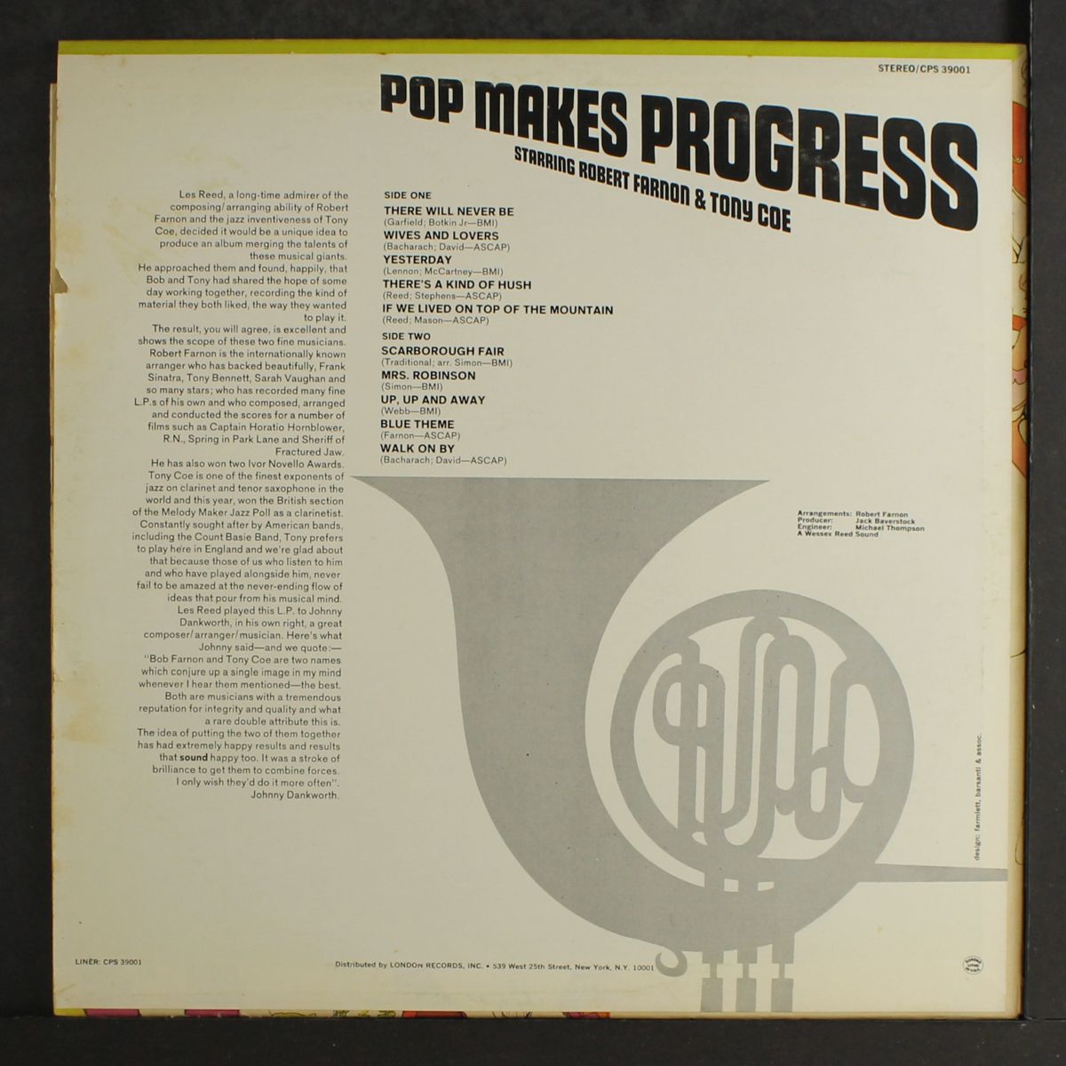 pop makes progress by ROBERT FARNON & TONY COE