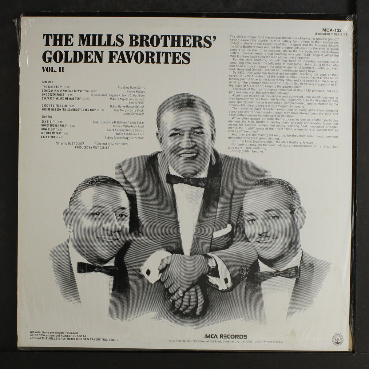 golden favorites, vol. 2 by MILLS BROTHERS
