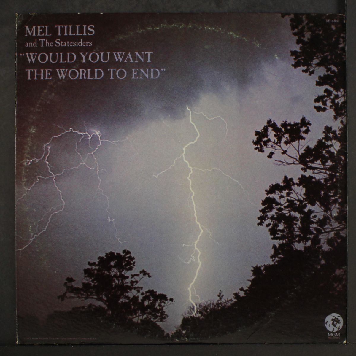 would you want the world to end by MEL TILLIS