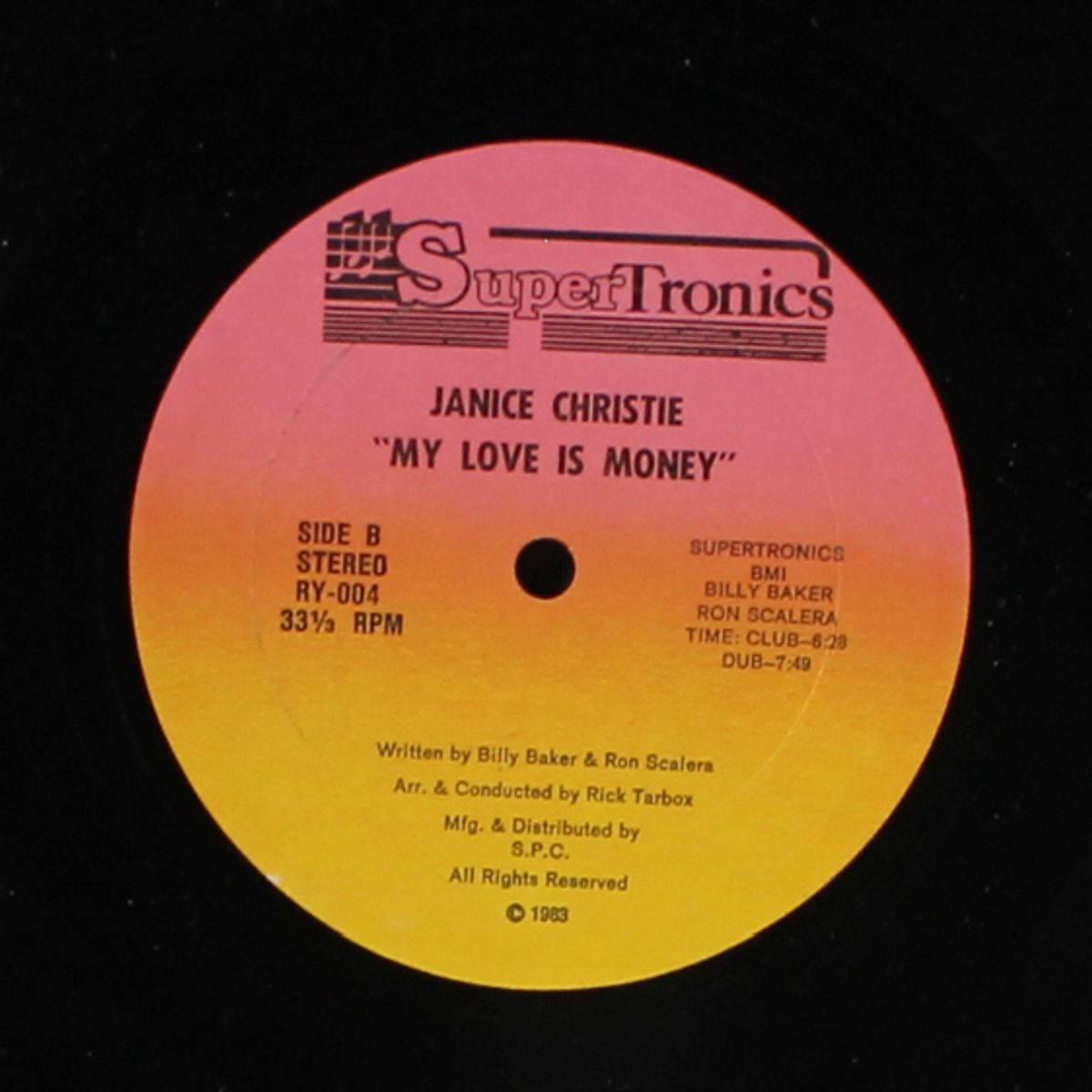 my love is money by JANICE CHRISTIE