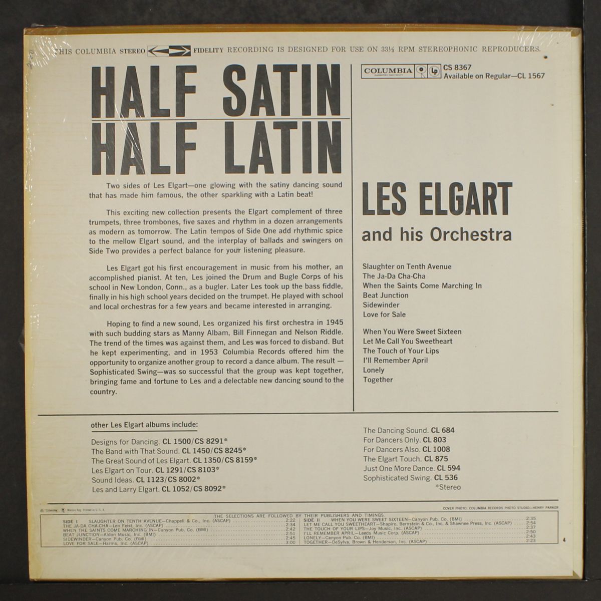 half satin, half latin by LES ELGART