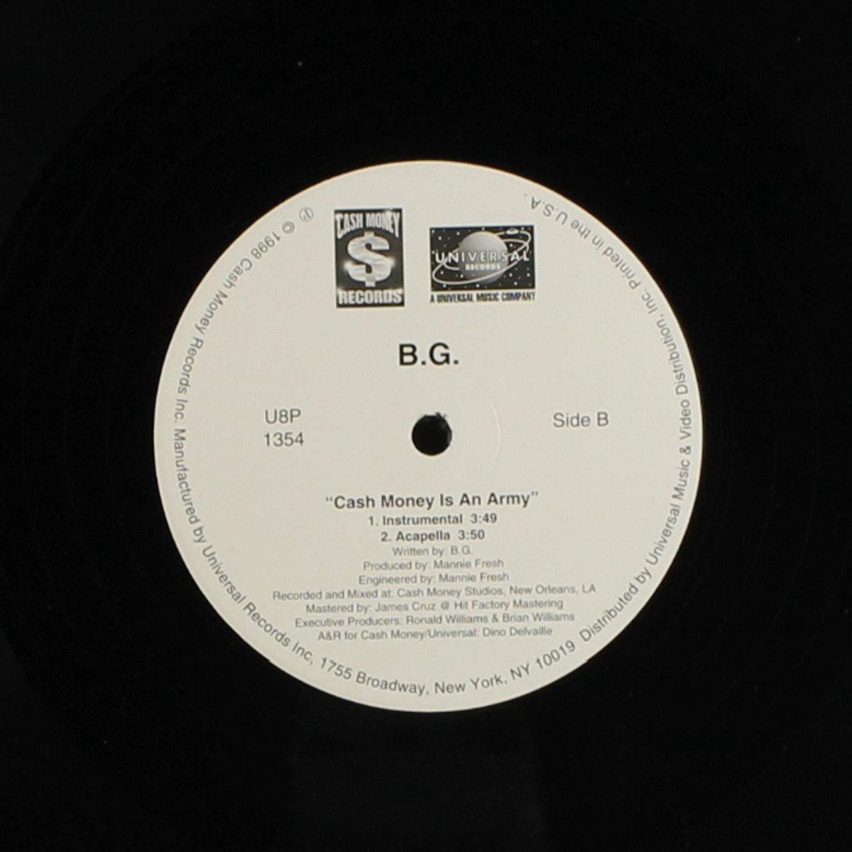 cash money is an army / instro by B.G.
