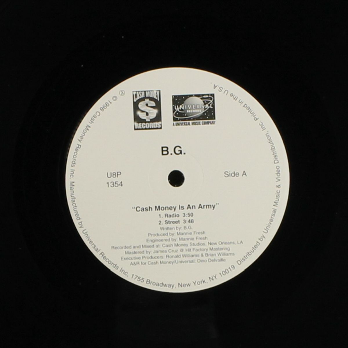 cash money is an army / instro by B.G.