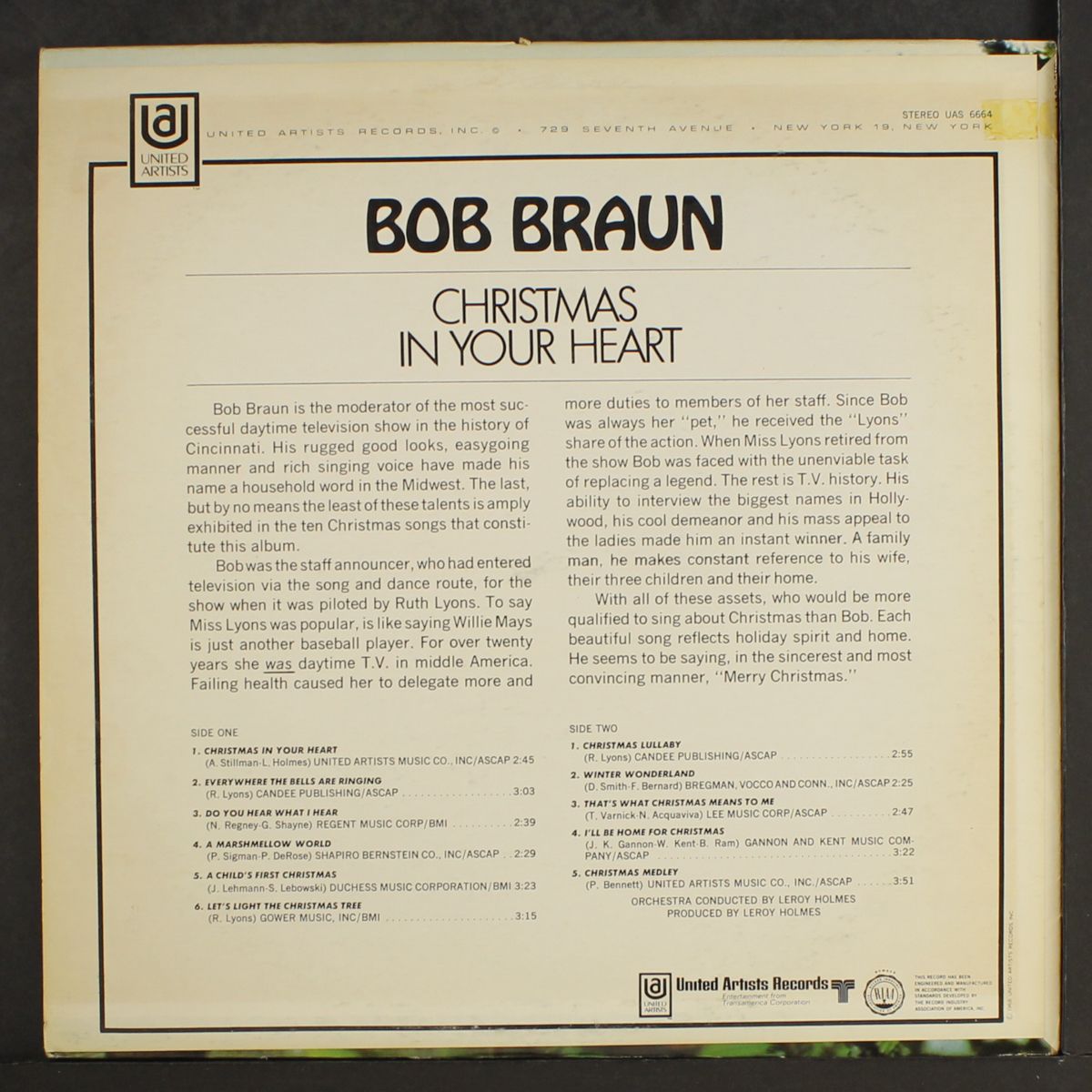 christmas in your heart by BOB BRAUN