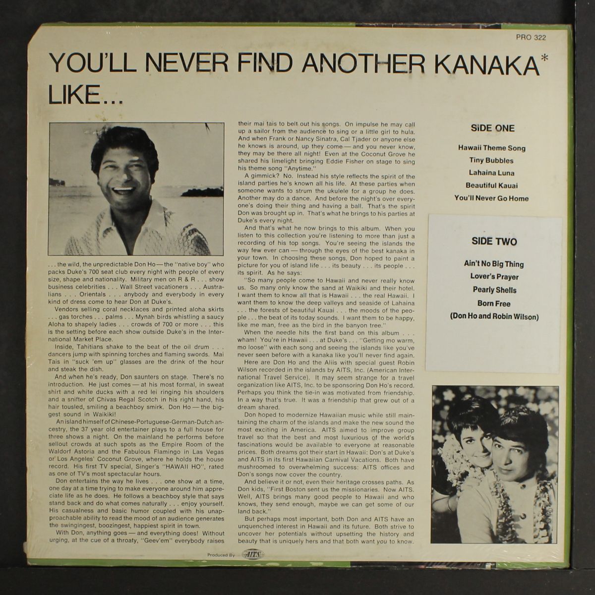 you'll never find another kanaka like... by DON HO