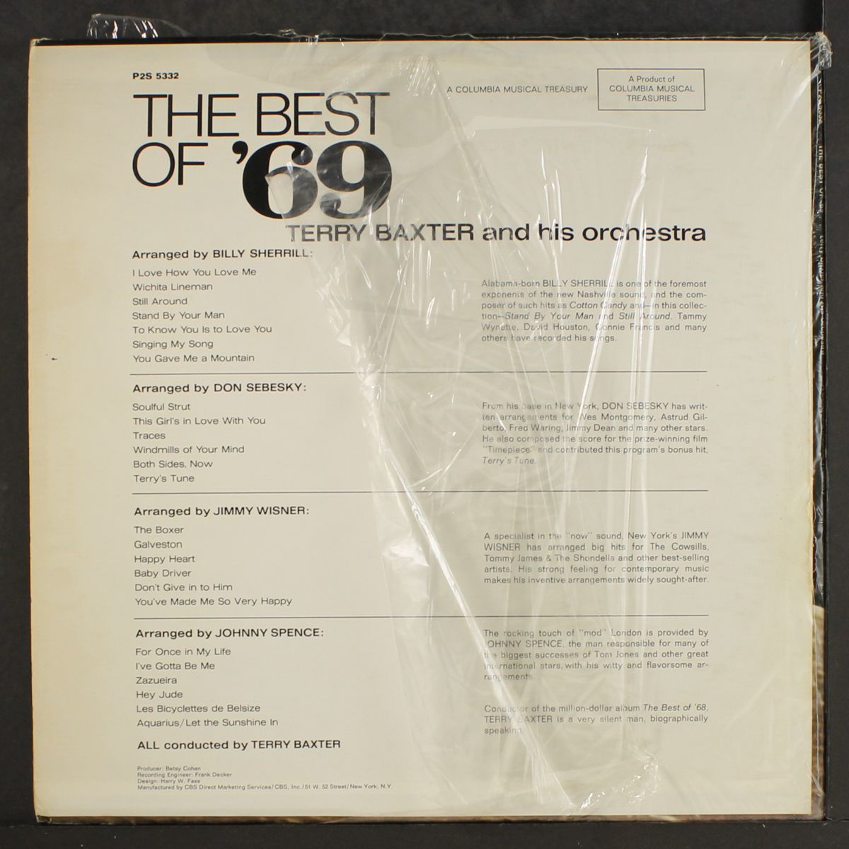 the best of '69 by TERRY BAXTER