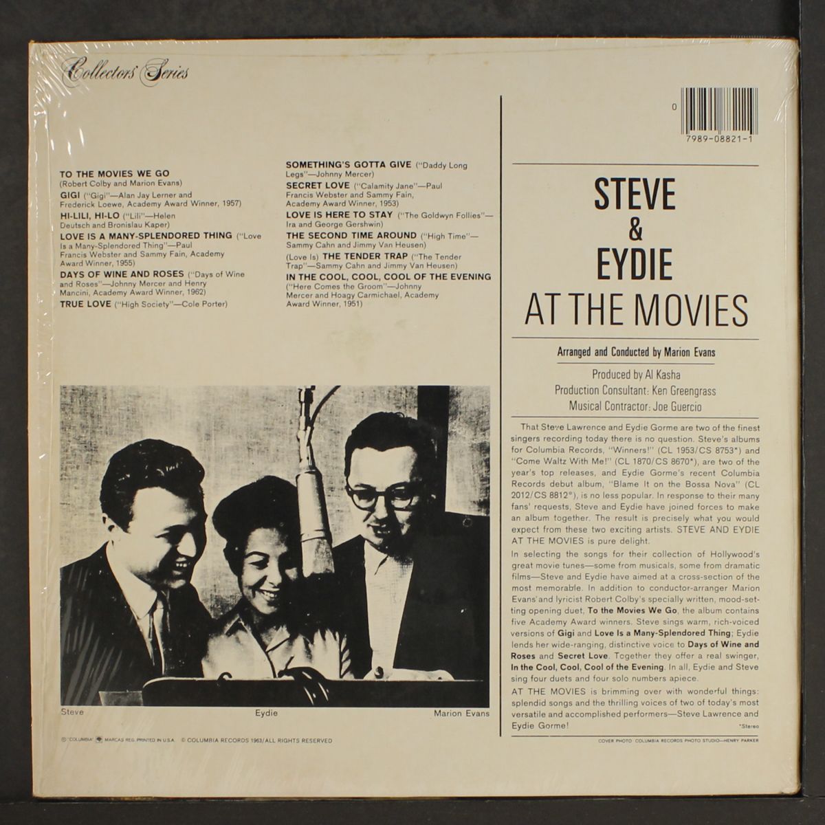 at the movies by STEVE LAWRENCE & EYDIE GORME
