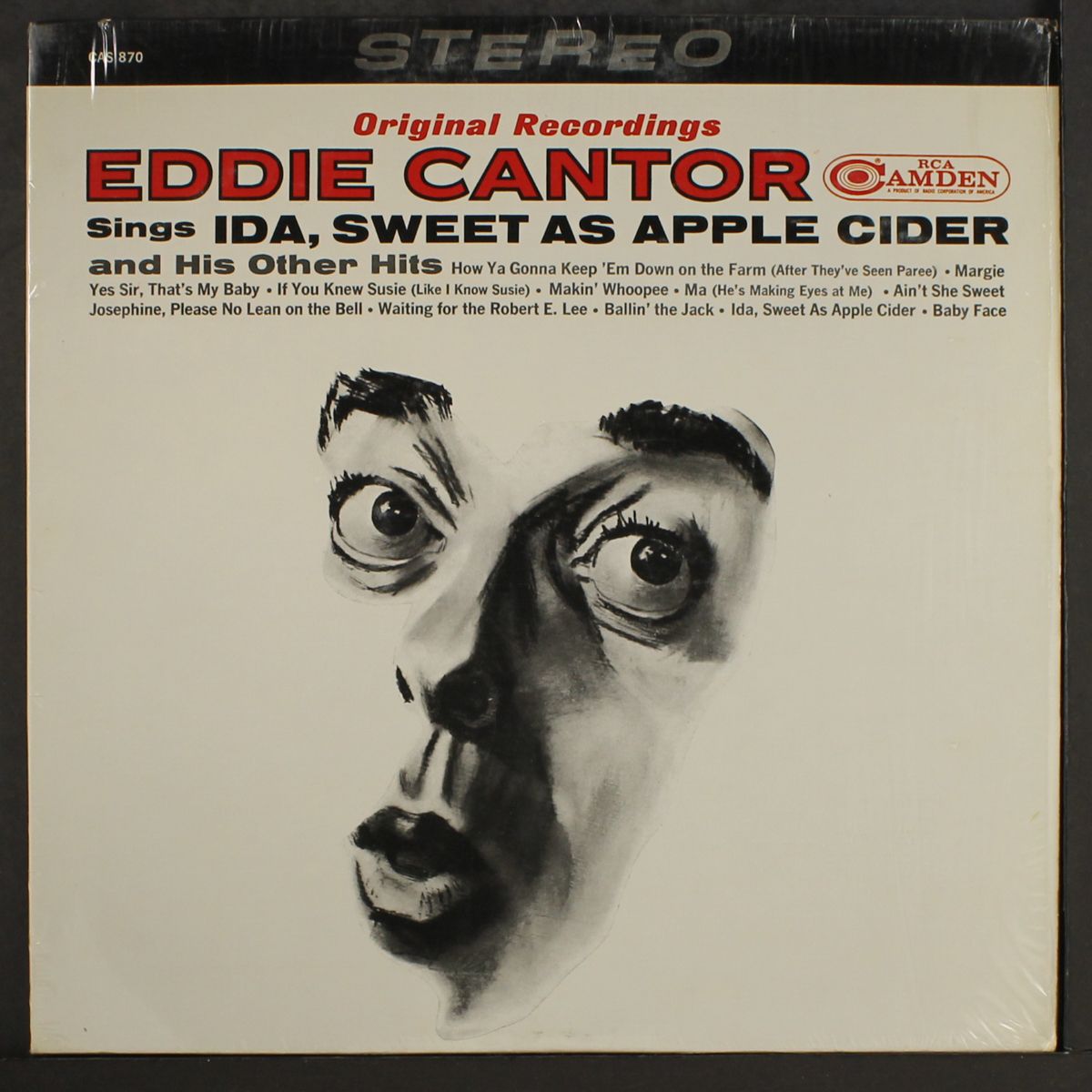 sings ida, sweet apple cider... by EDDIE CANTOR