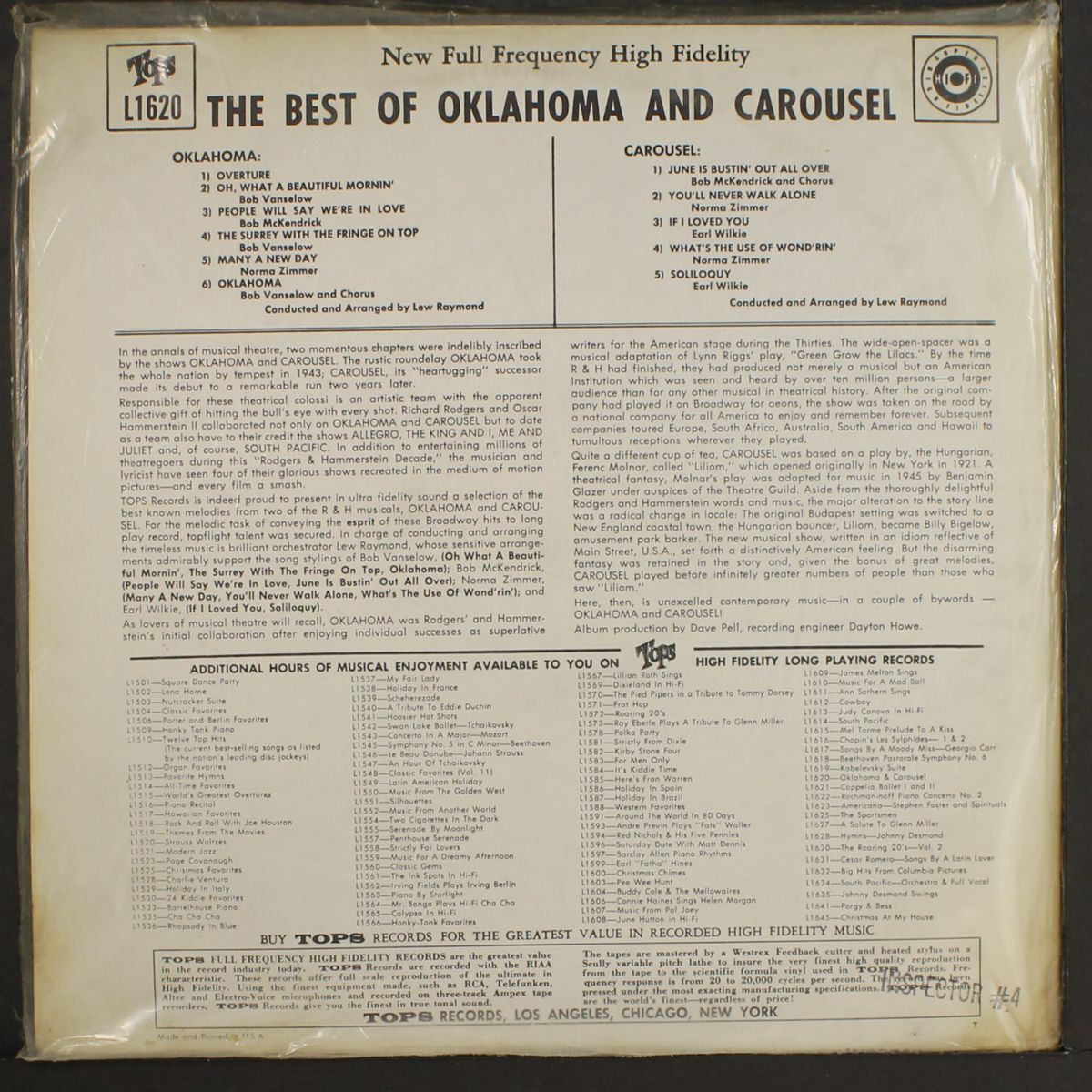 the best of oklahoma & carousel by LEW RAYMOND