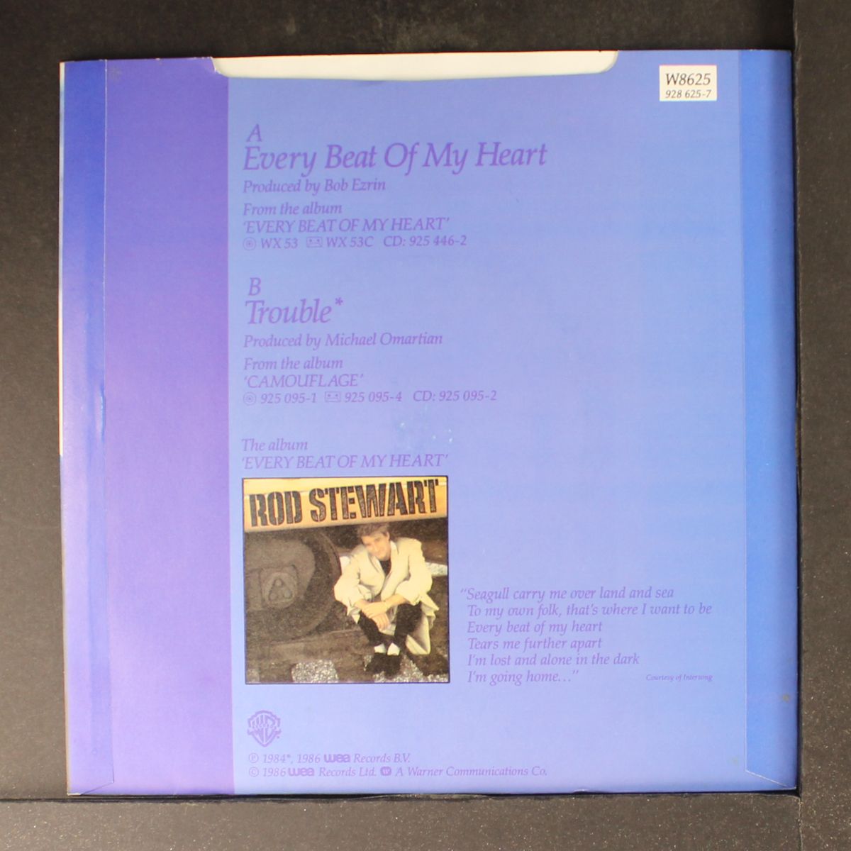 every beat of my heart / trouble by ROD STEWART
