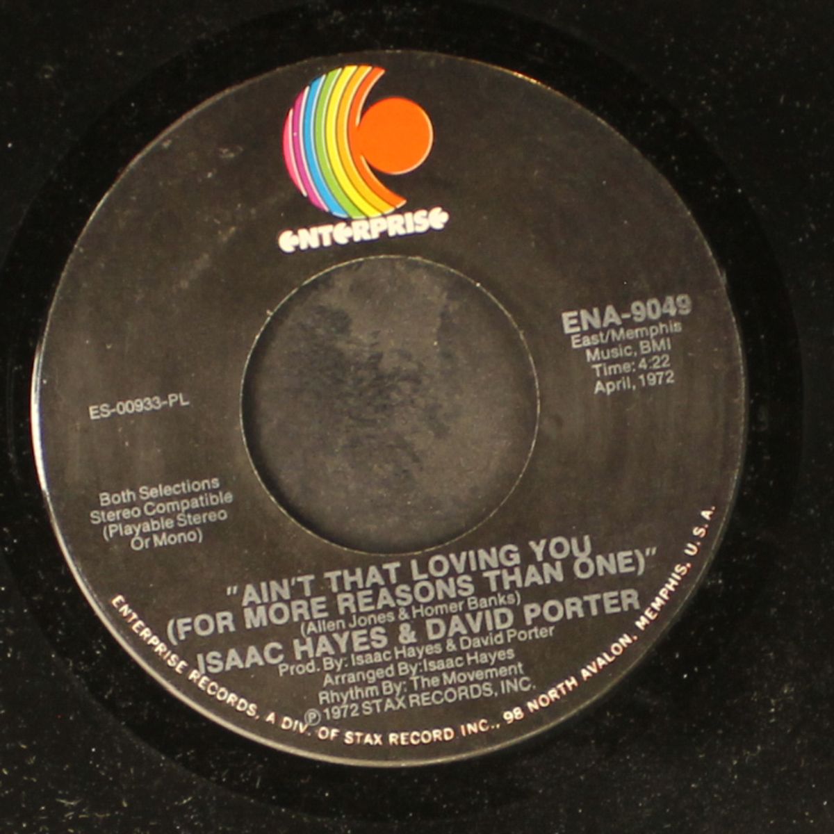 ain't that loving you / baby i'm-a want you by ISAAC HAYES & DAVID PORTER