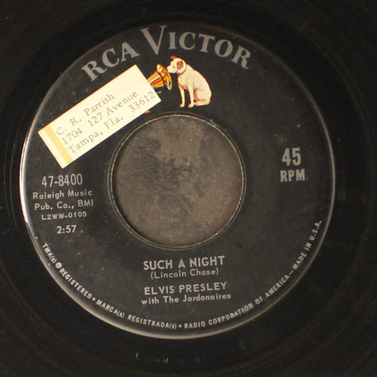 such a night / never ending by ELVIS PRESLEY