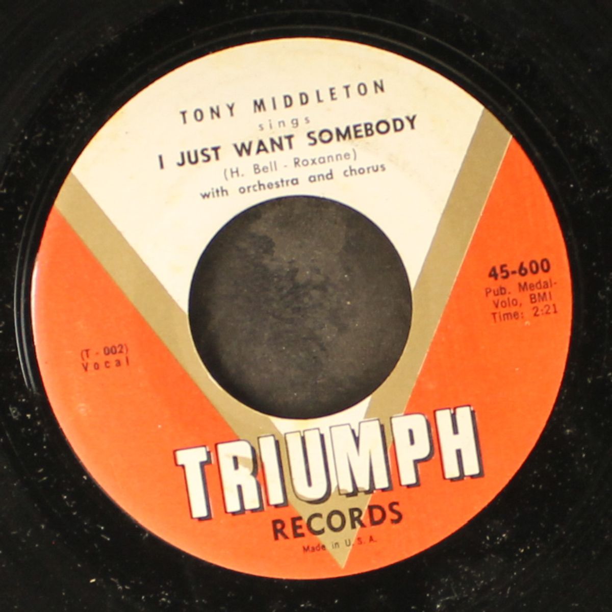 count your blessings / i just want somebody by TONY MIDDLETON