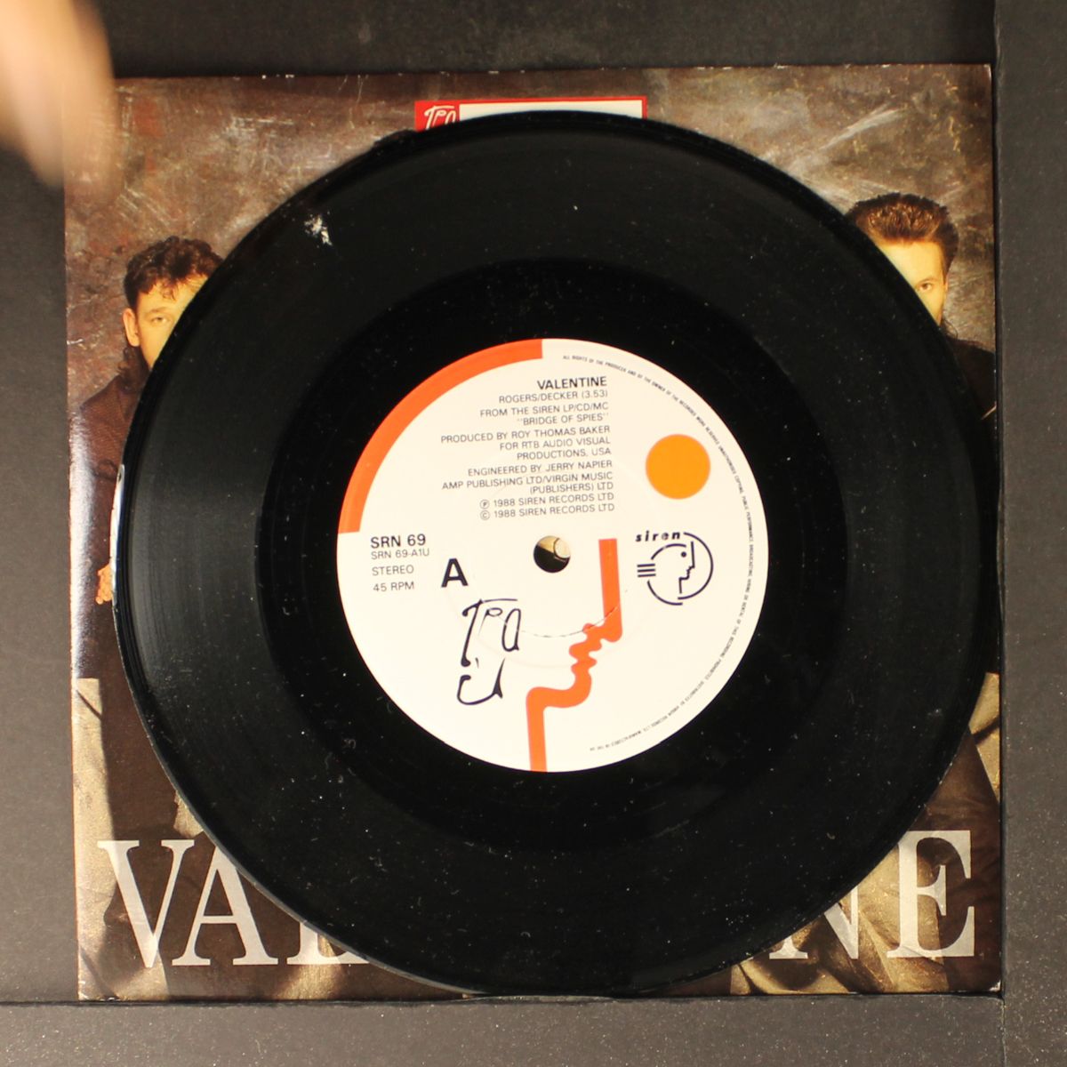 valentine / giving my love away by T'PAU