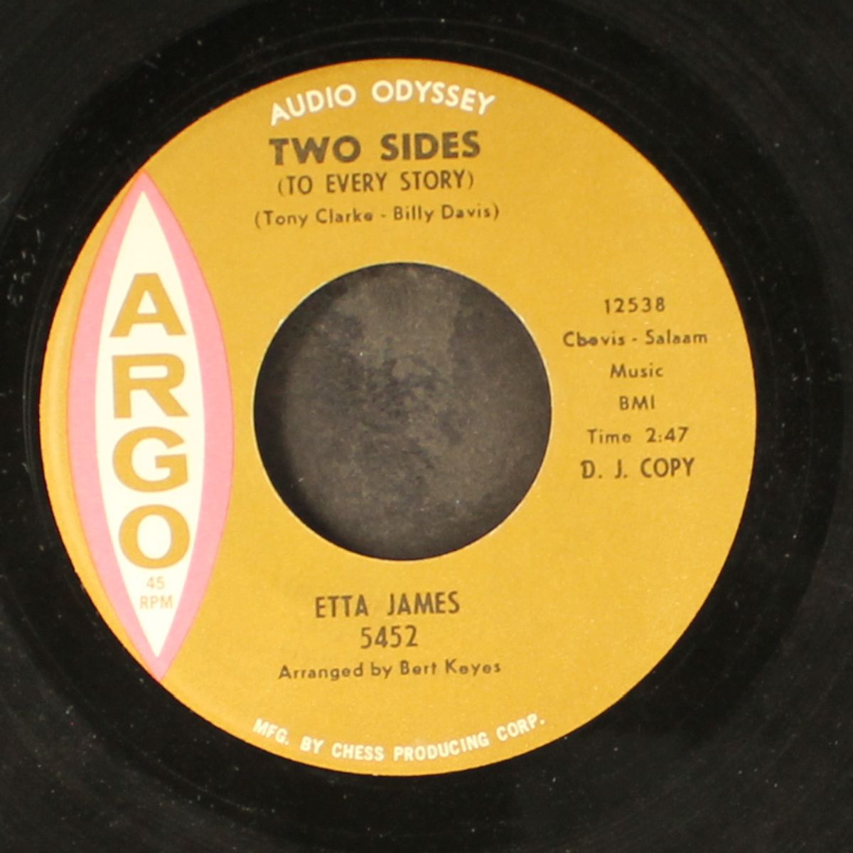two sides / i worry bout you by ETTA JAMES