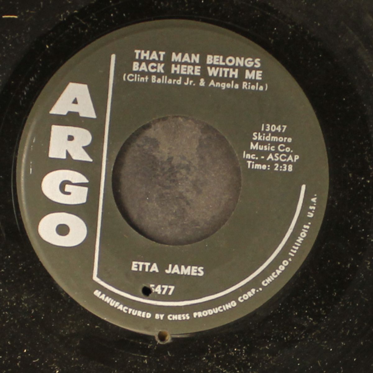 breaking point / that man belongs back here with me by ETTA JAMES