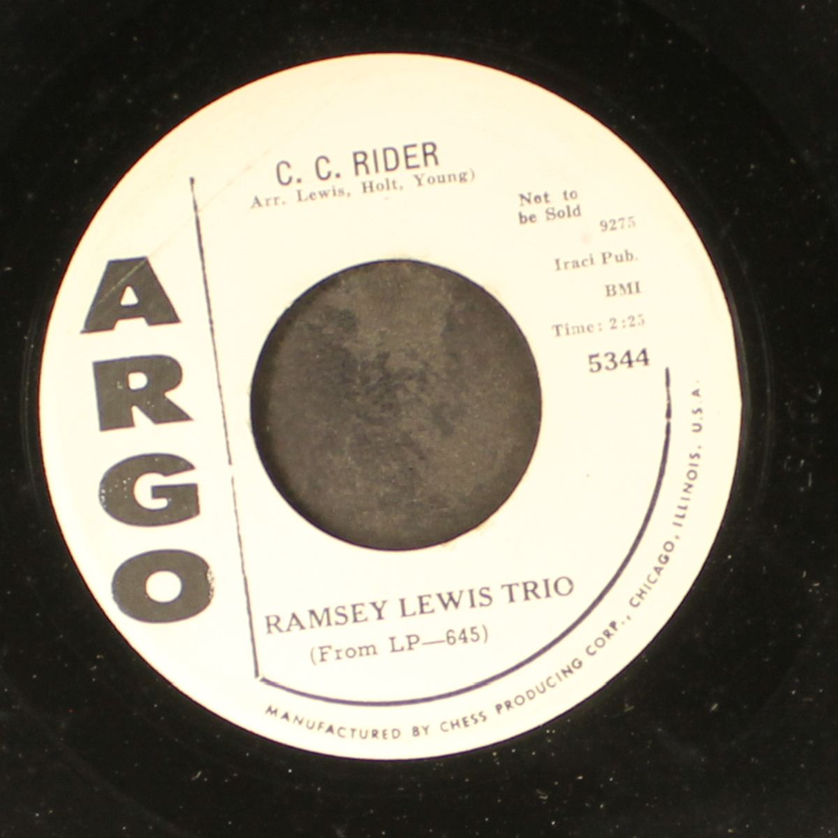 c.c. rider / consider the source by RAMSEY LEWIS TRIO