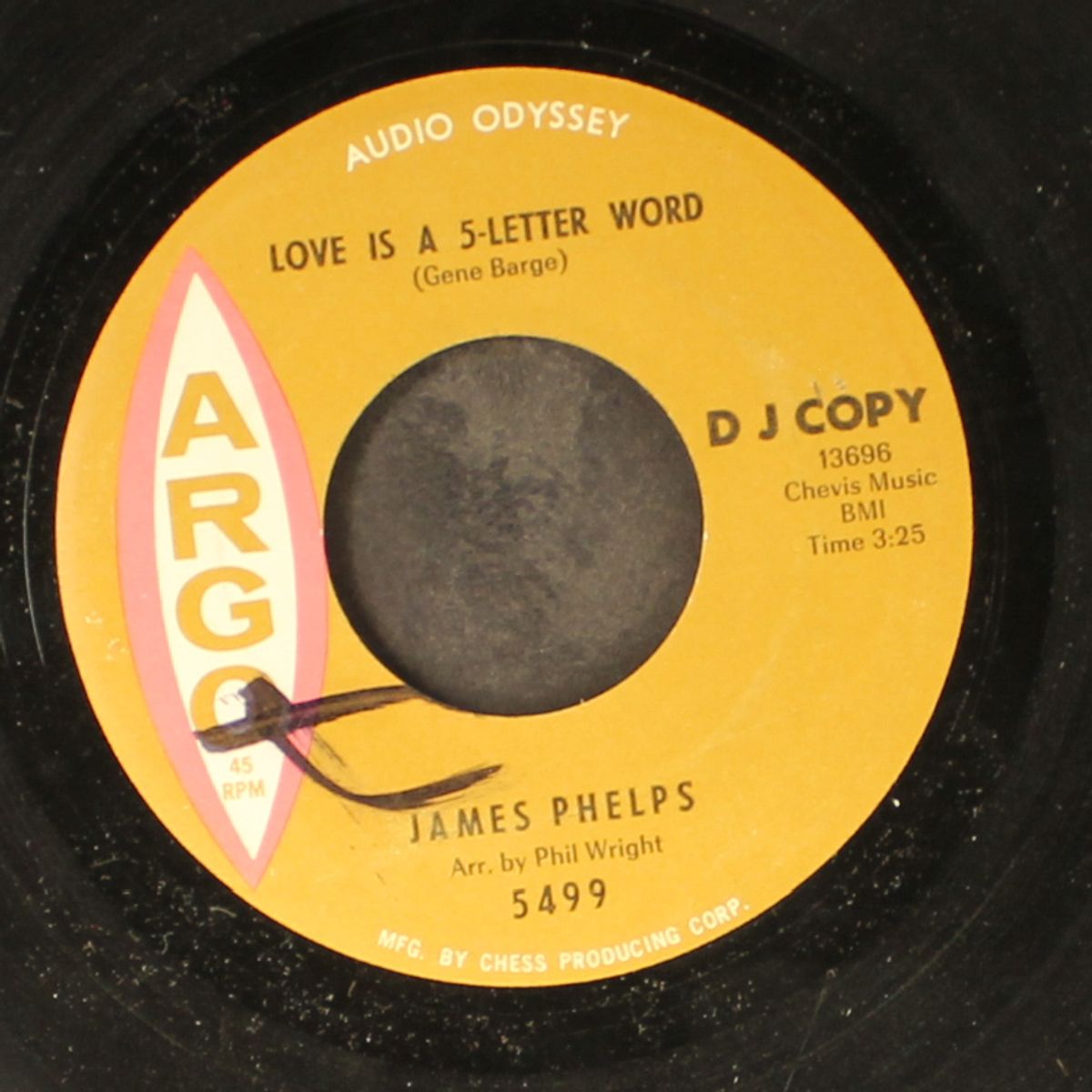 love is a 5 letter word / i'll do the best i can by JAMES PHELPS