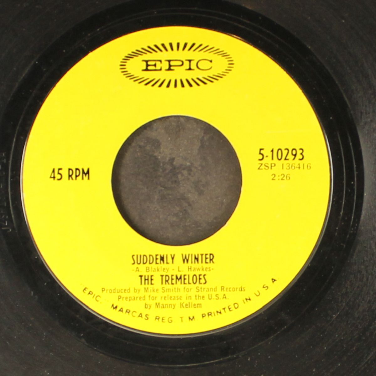 suddenly you love me / suddenly winter by TREMELOES