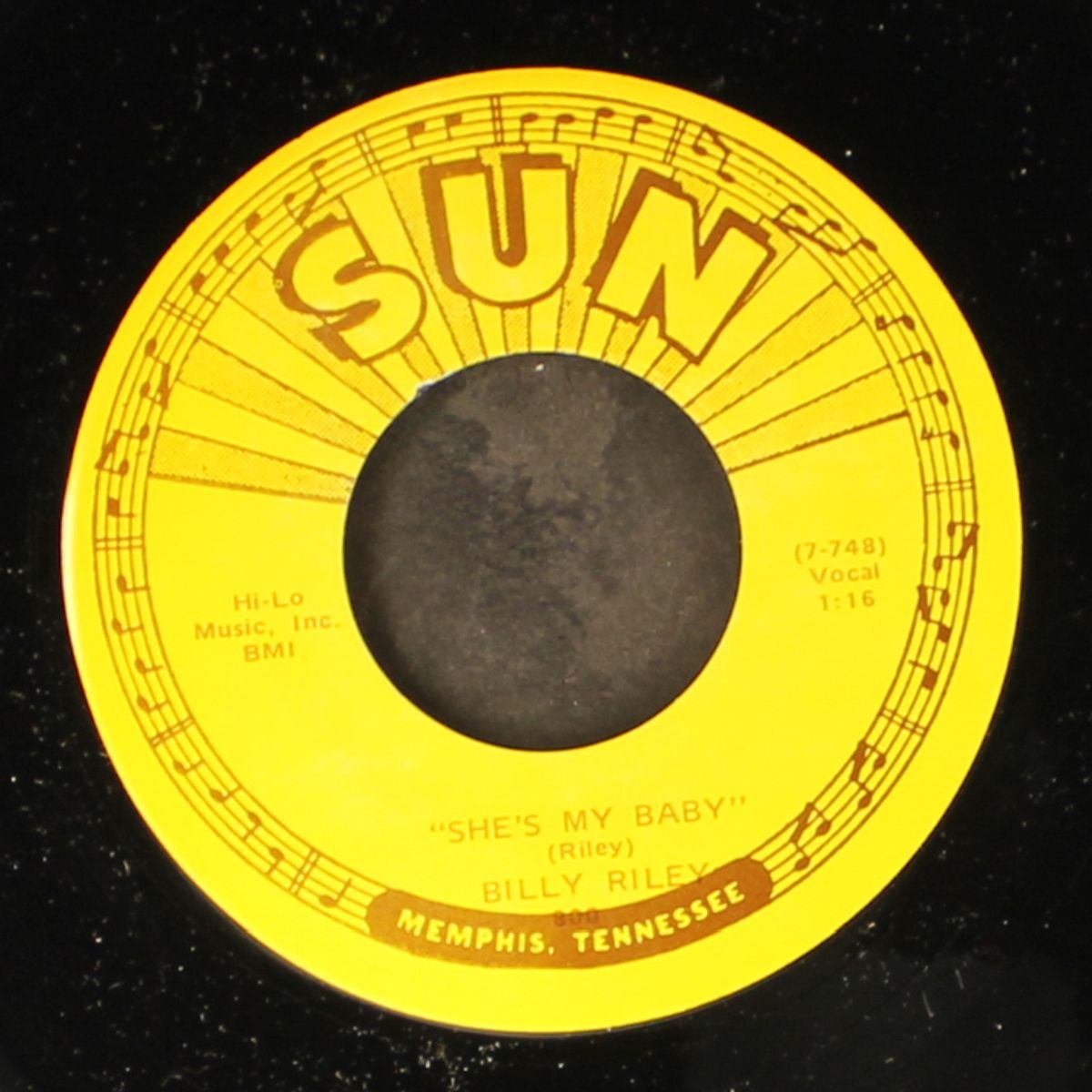 she's my baby / that's right by BILLY RILEY