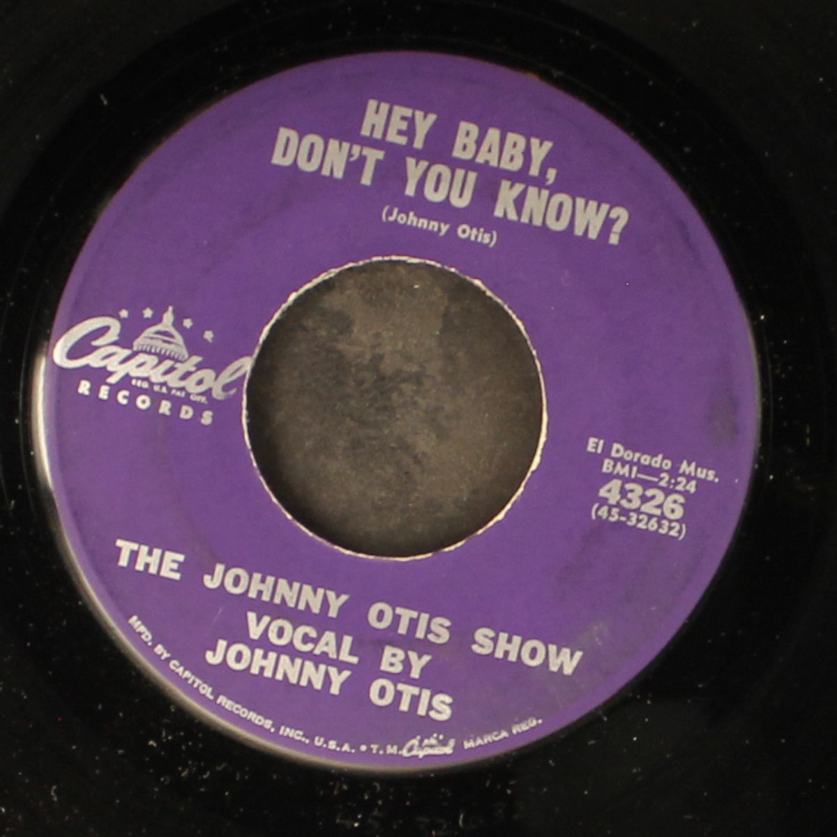 mumblin' mosie / hey baby, don't you know? by JOHNNY OTIS