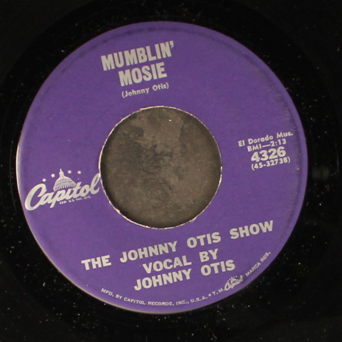 mumblin' mosie / hey baby, don't you know? by JOHNNY OTIS