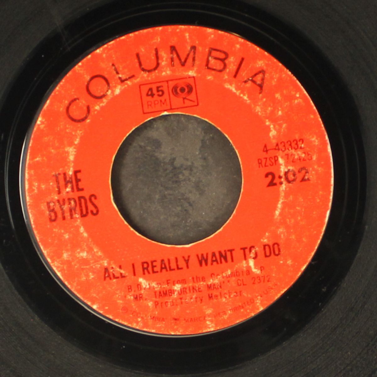 all i really want to do / i'll feel a whole lot better by BYRDS