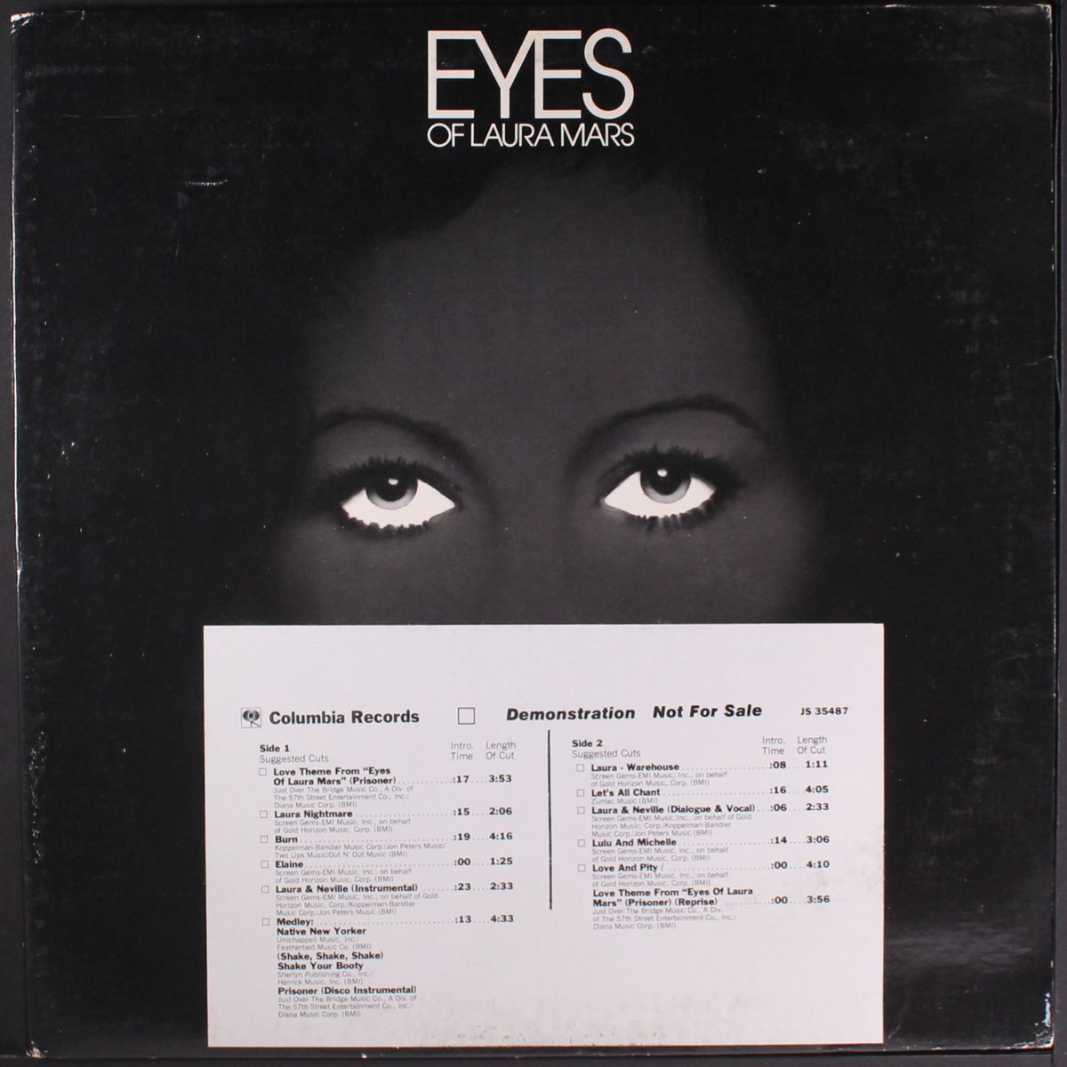 eyes of laura mars by SOUNDTRACK
