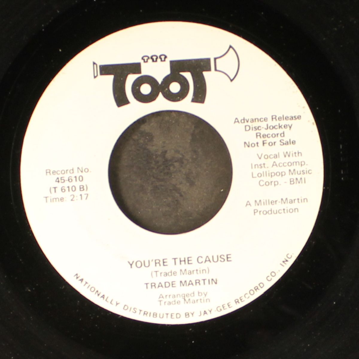 i couldn't make you love me / you're the cause by TRADE MARTIN