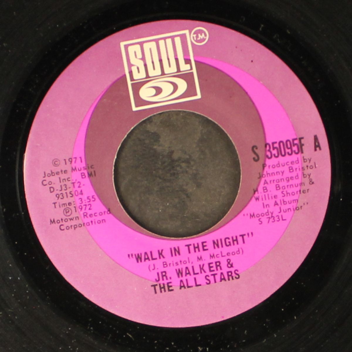 walk in the night / i don't want to do wrong by JR. WALKER