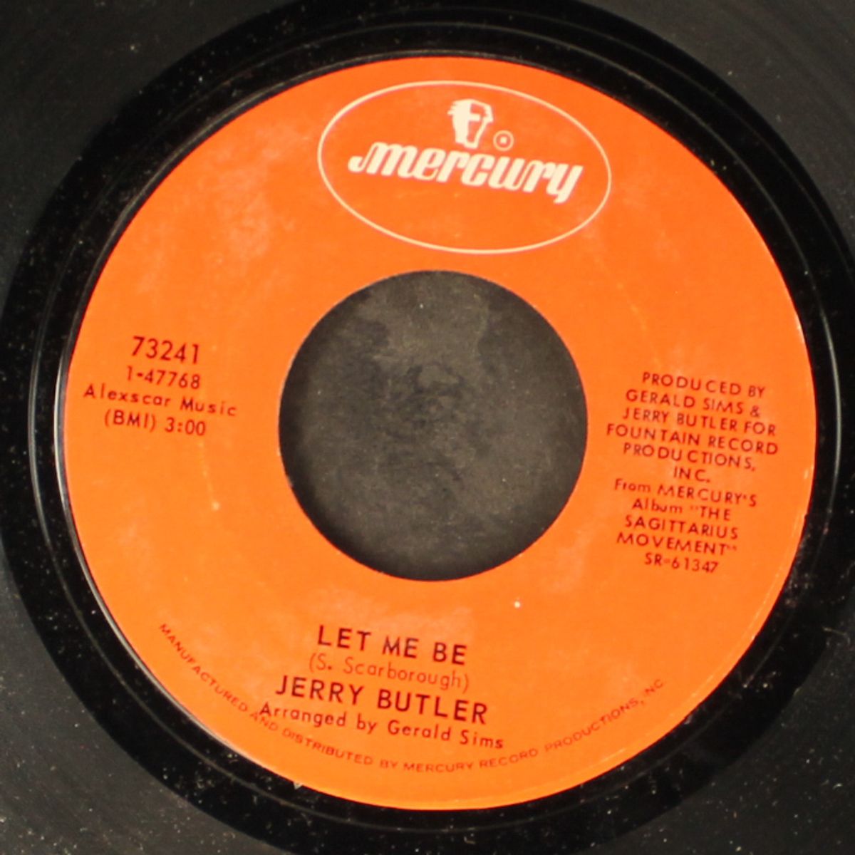 walk easy my son / let me be by JERRY BUTLER