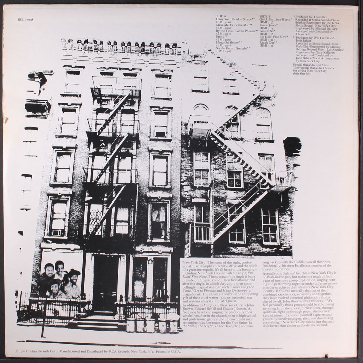 i'm doin' fine now by NEW YORK CITY