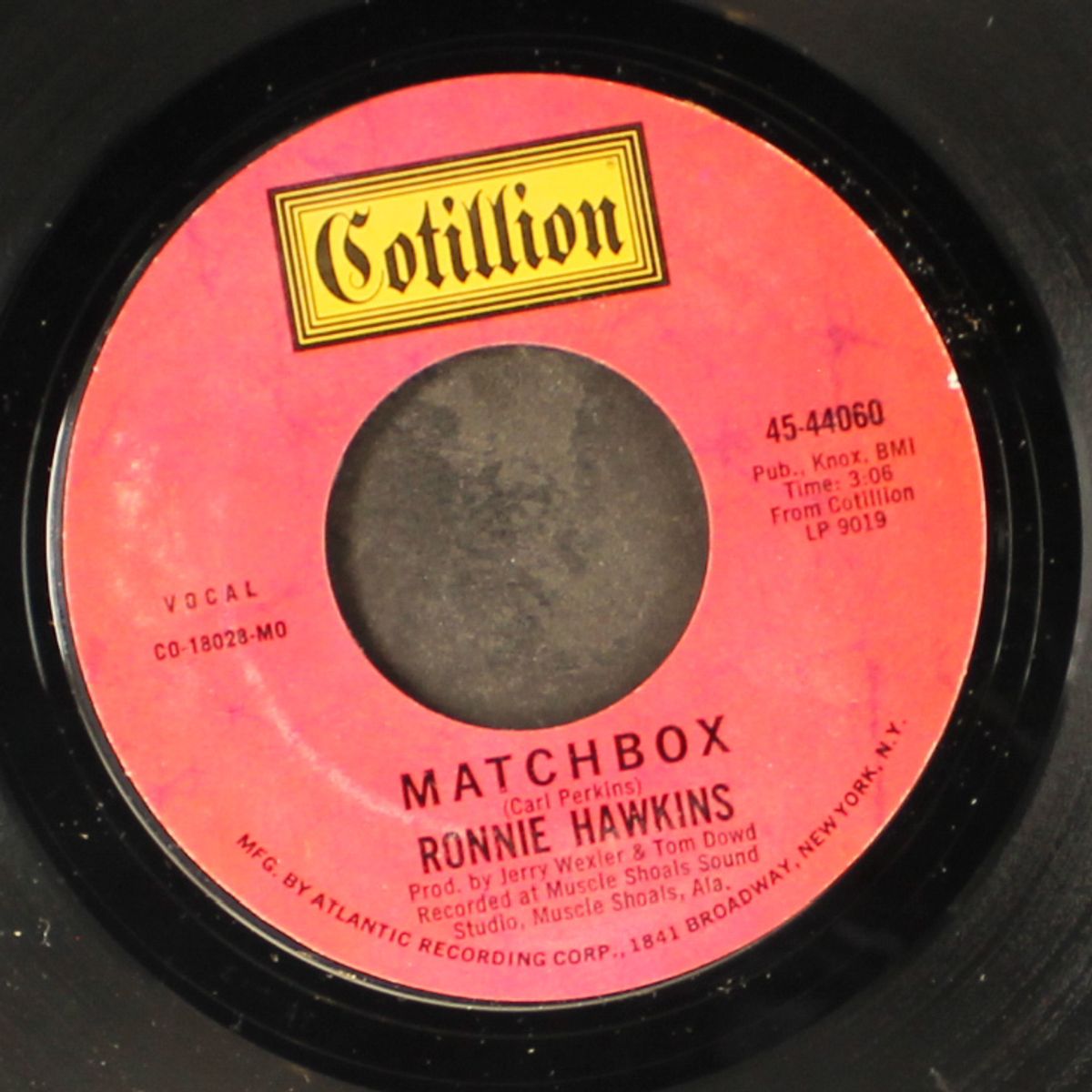 down in the alley / matchbox by RONNIE HAWKINS