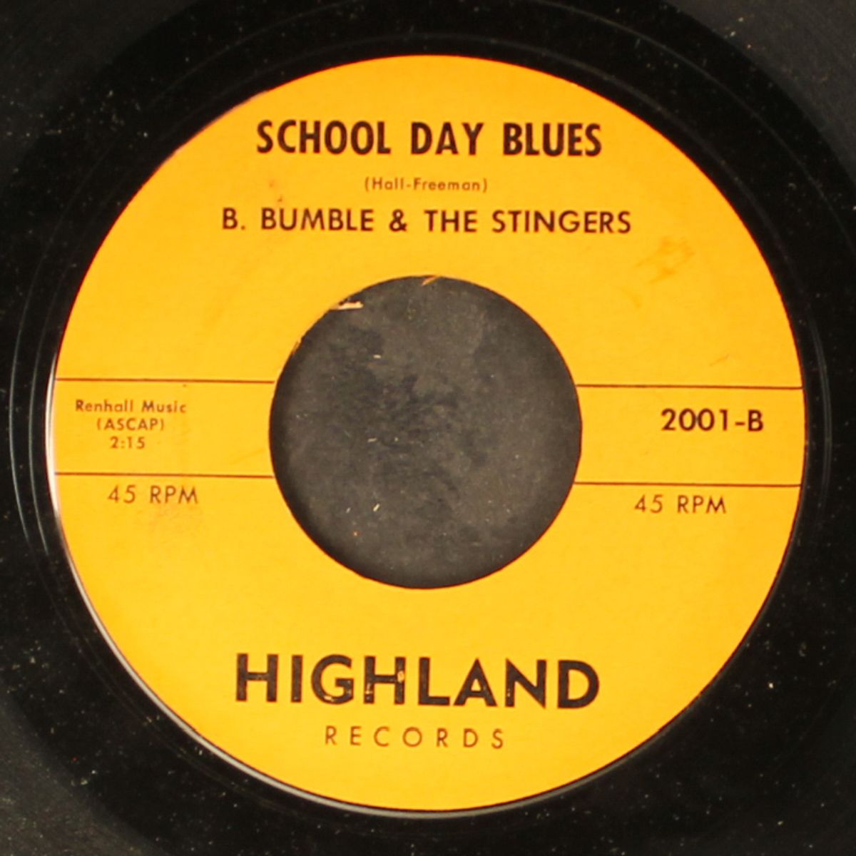 bumble boogie / school day blues by B. BUMBLE & STINGERS