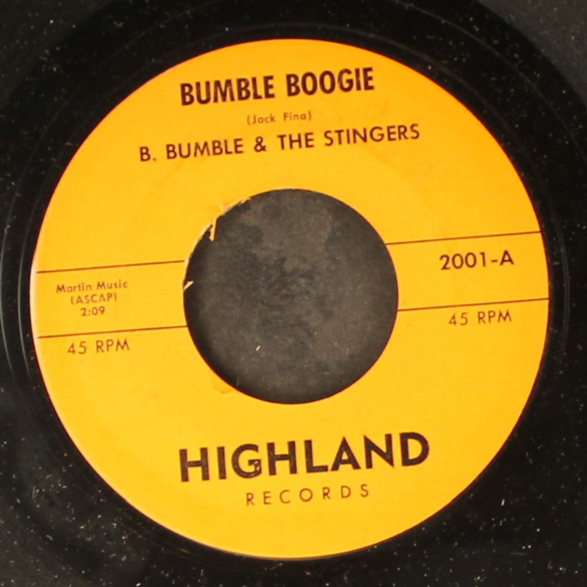 bumble boogie / school day blues by B. BUMBLE & STINGERS