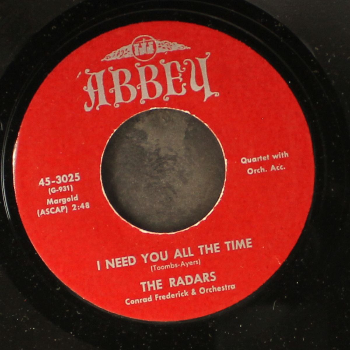 you belong to me / i need you all the time by RADARS