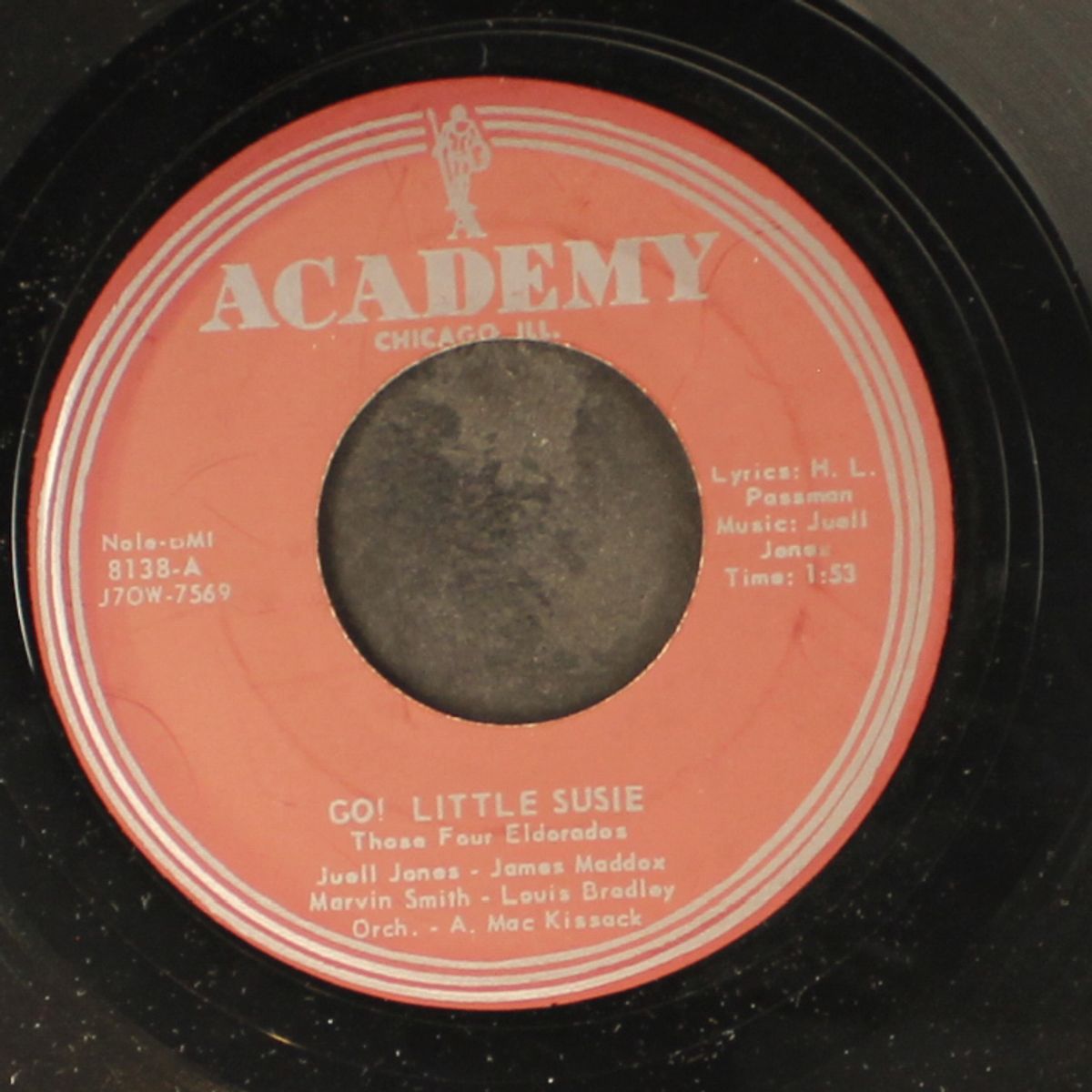 a lonely boy / go! little susie by THOSE FOUR ELDORADOS