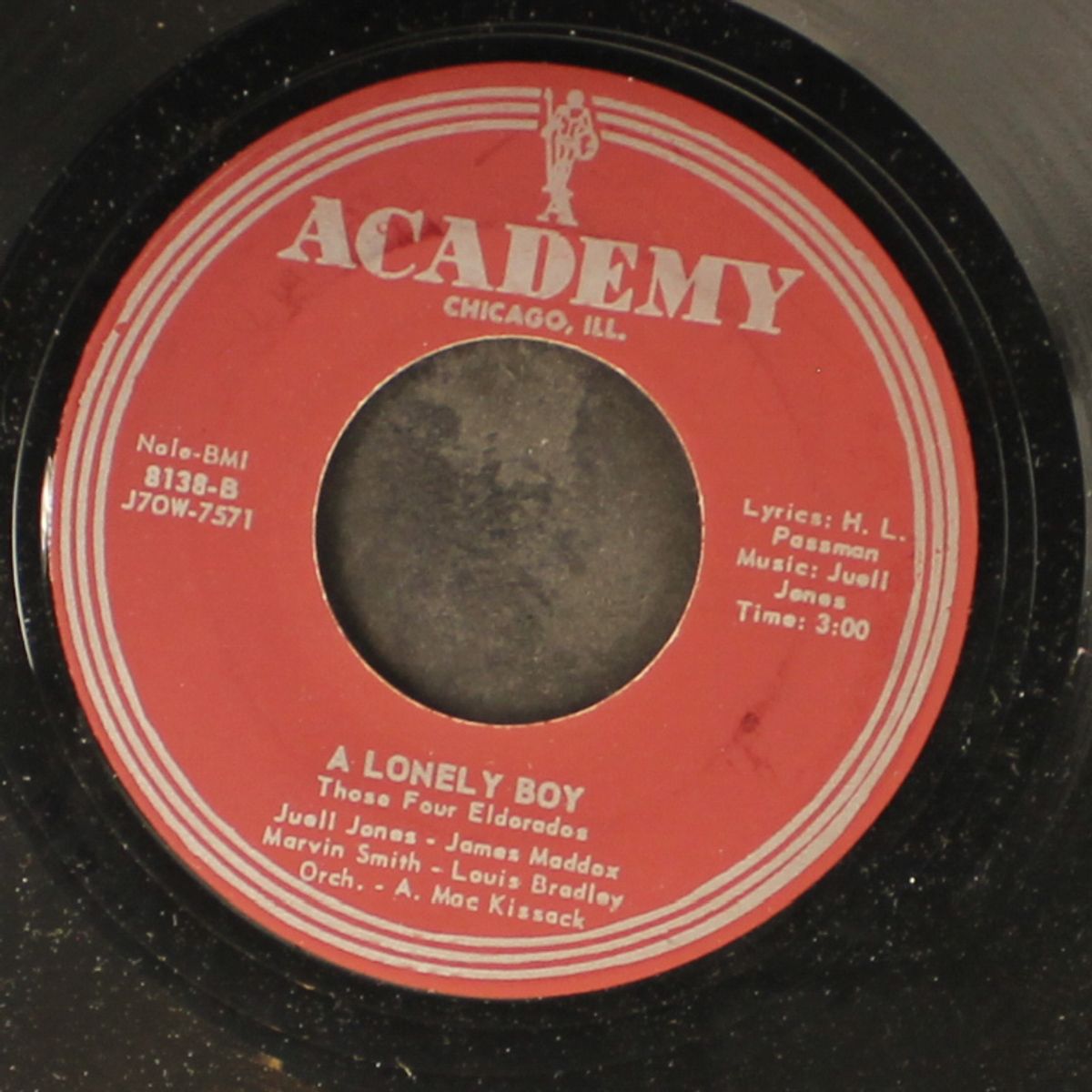 a lonely boy / go! little susie by THOSE FOUR ELDORADOS