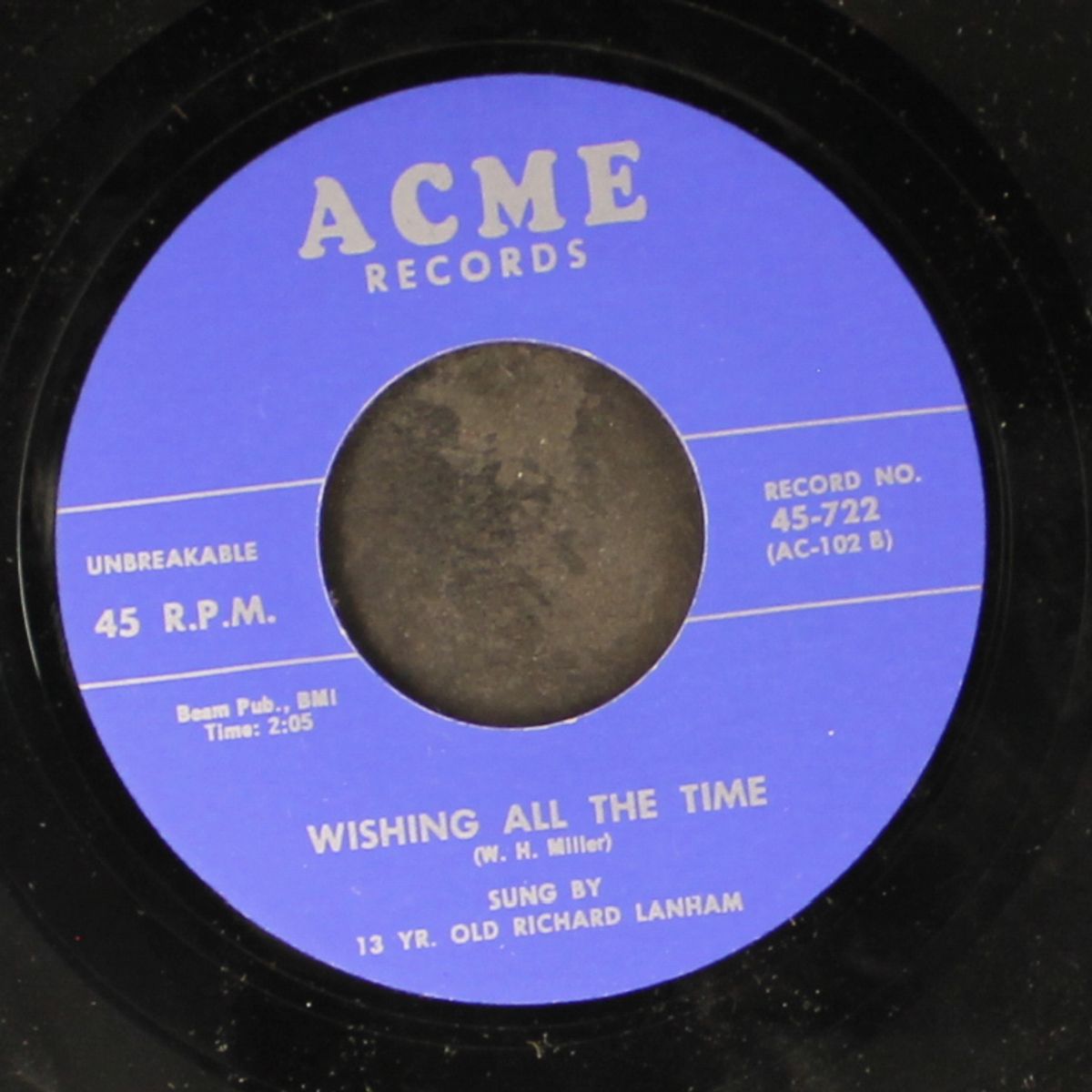 the day i met you / wishing all the time by RICHARD LANHAM & GROUP