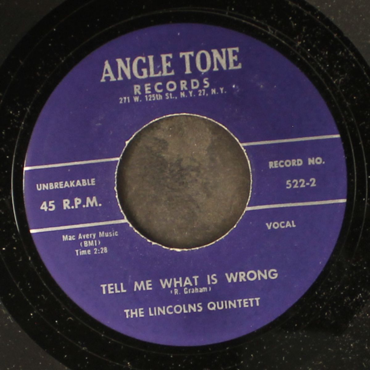 dream of romance / tell me what is wrong by LINCOLNS QUINTETT