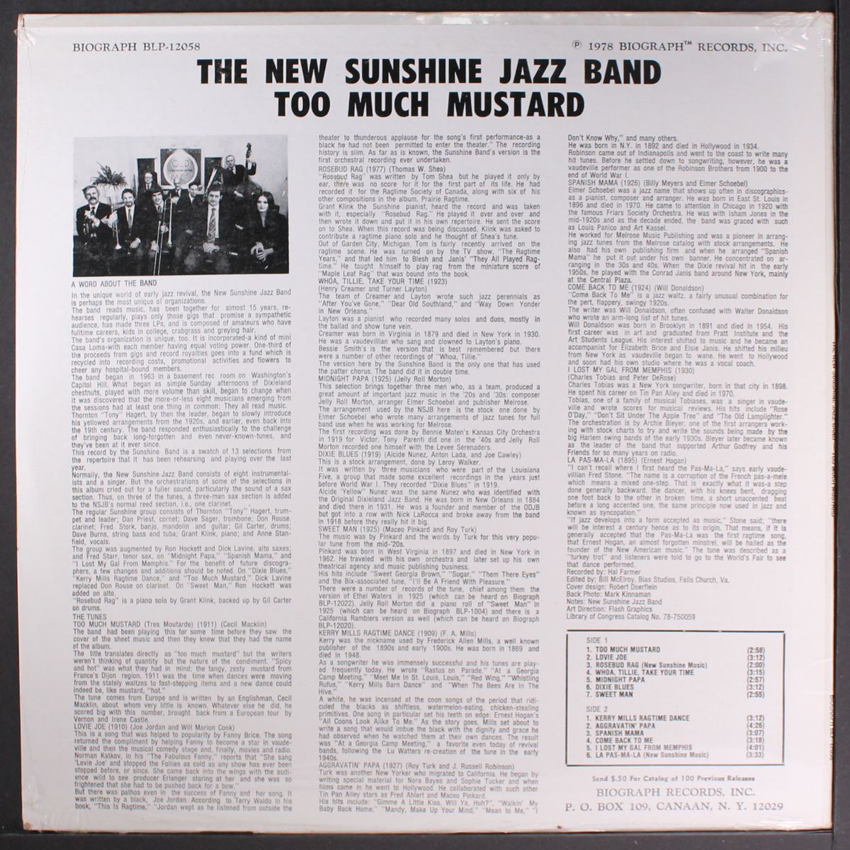 too much mustard by NEW SUNSHINE JAZZ BAND