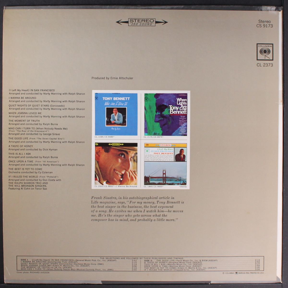 tony's greatest hits, vol. 3 by TONY BENNETT
